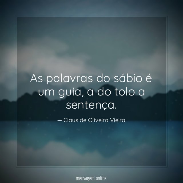 As palavras do sábio é um guia