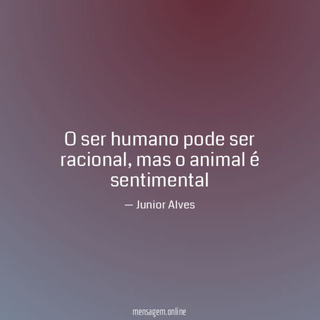 O ser humano pode ser racional