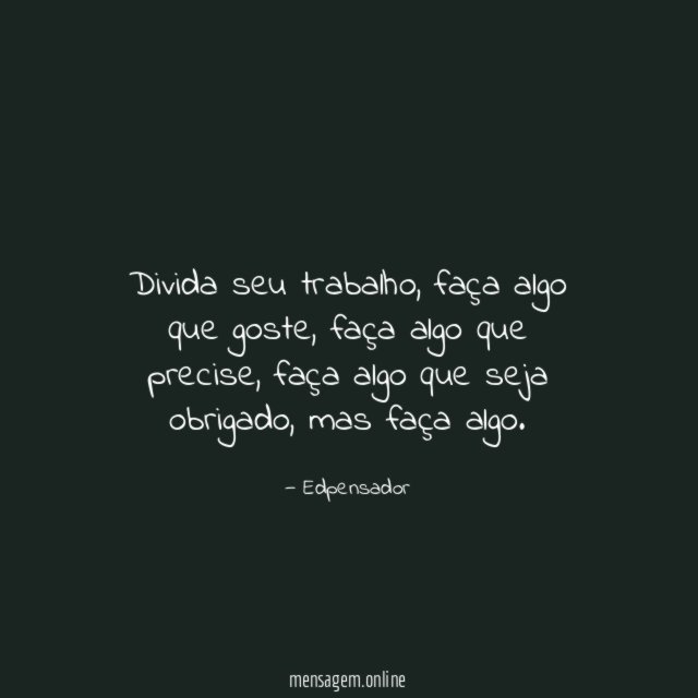 Divida seu trabalho