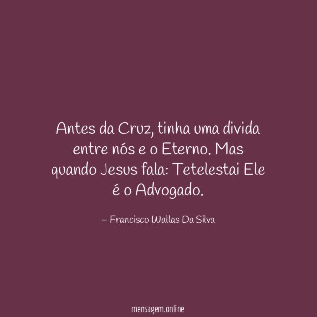 Antes da Cruz