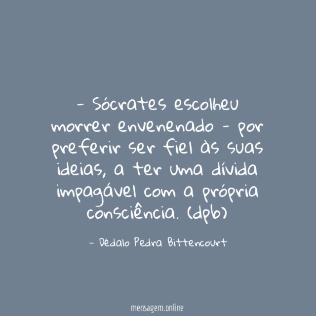 Sócrates escolheu morrer envenenado - por preferir