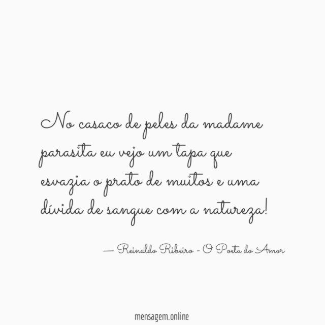 No casaco de peles da madame parasita eu