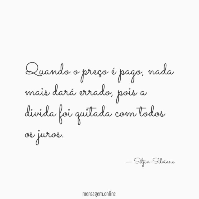 Quando o preço é pago