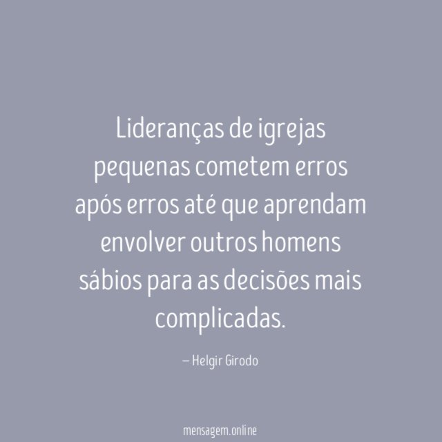 Lideranças de igrejas pequenas cometem erros após erros