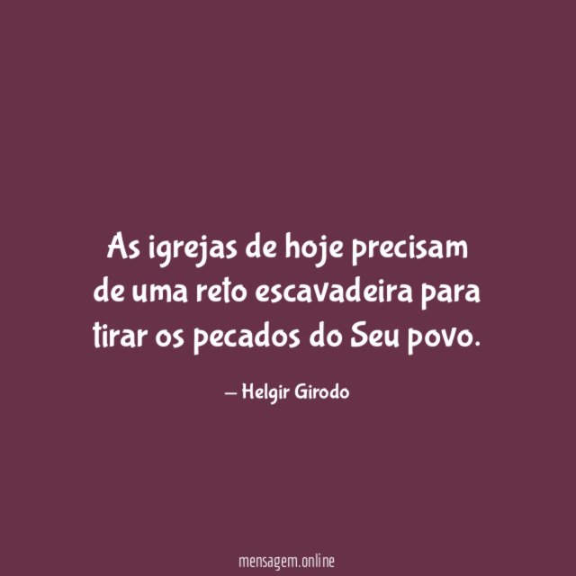 As igrejas de hoje precisam de uma reto