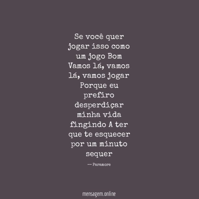 Se você quer jogar isso como um jogo Bom Vamos lá
