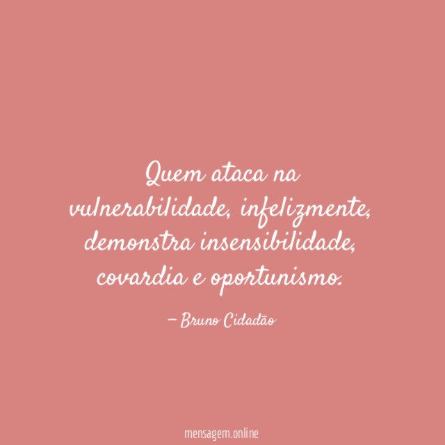 Quem ataca na vulnerabilidade
