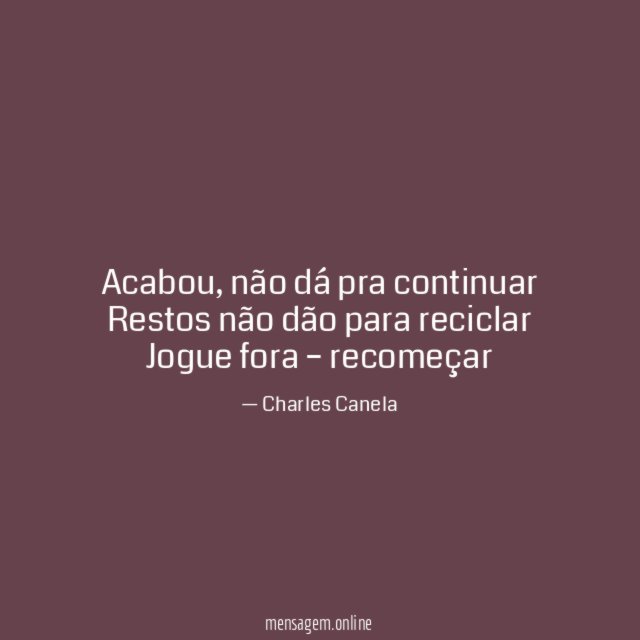 Acabou