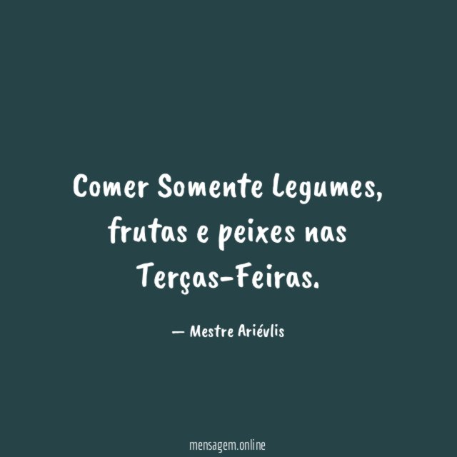 Comer Somente Legumes