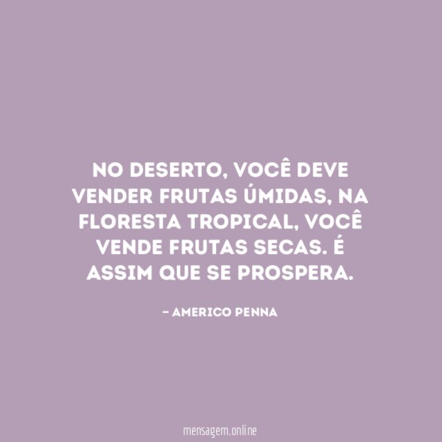 No deserto