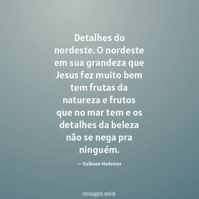 Detalhes do nordeste.