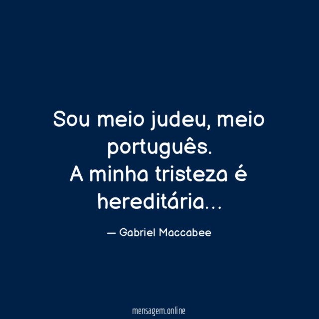 Sou meio judeu