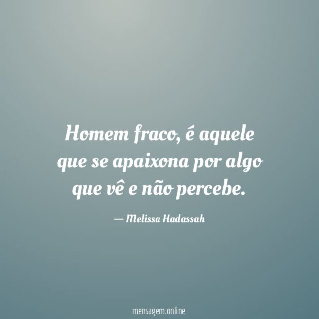 Homem fraco