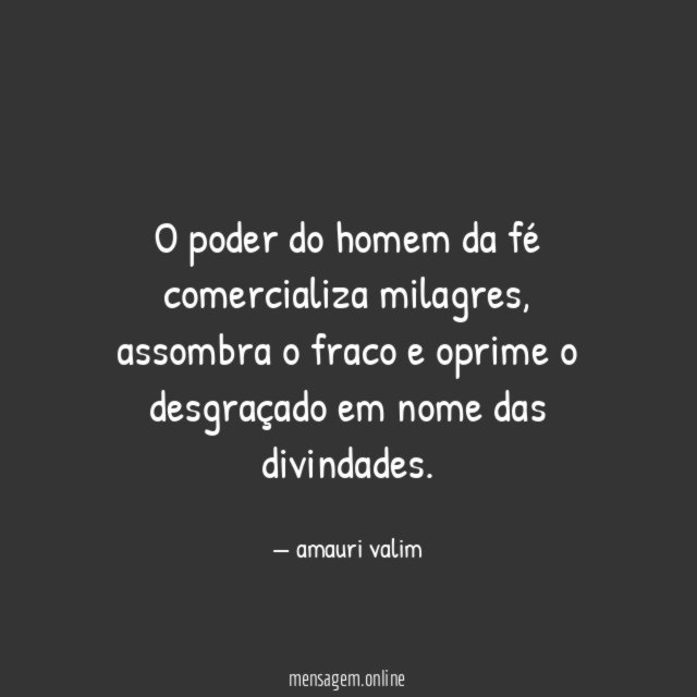 O poder do homem da fé comercializa milagres