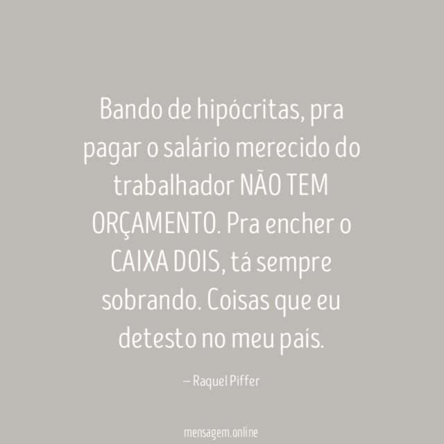 Bando de hipócritas