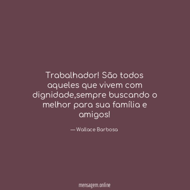 Trabalhador