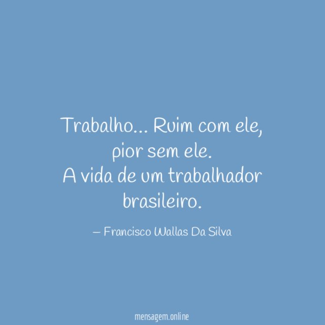 Trabalho