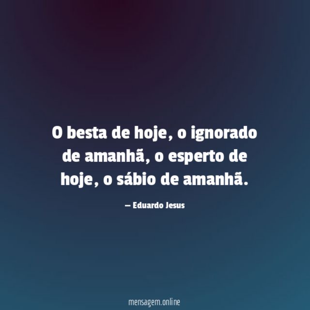 O besta de hoje