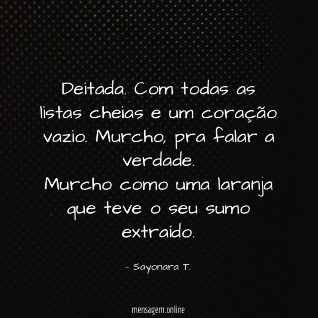 Deitada
