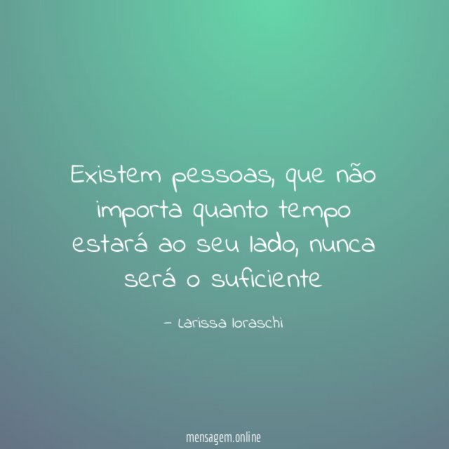 Existem pessoas