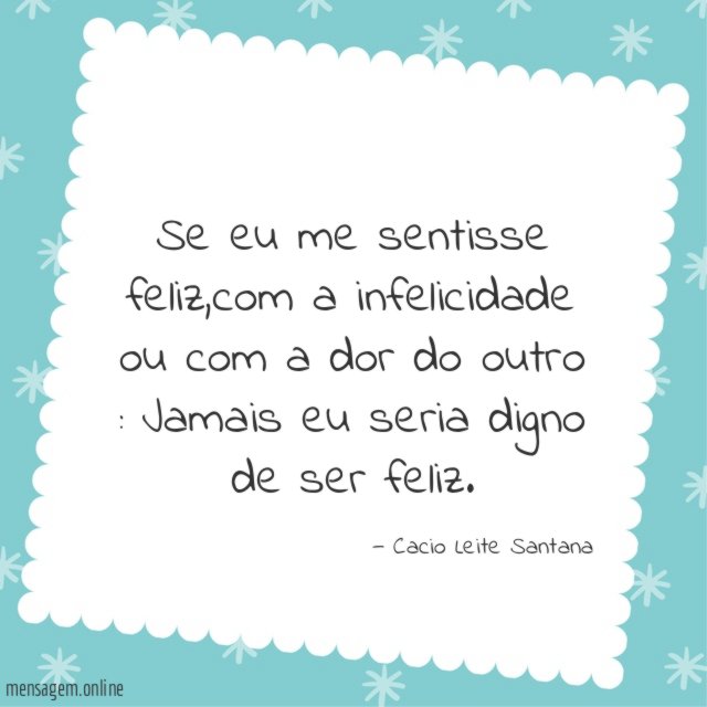 Se eu me sentisse feliz