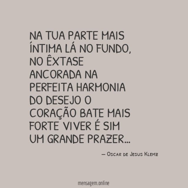 Na tua parte mais íntima lá no fundo