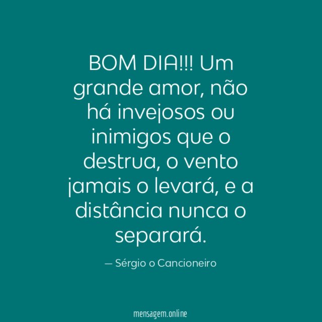 BOM DIA