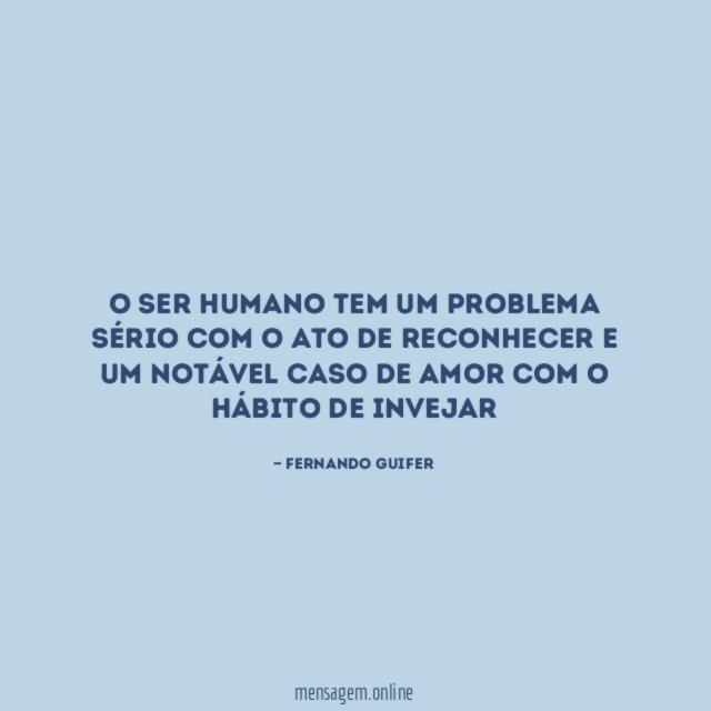 O ser humano tem um problema sério com