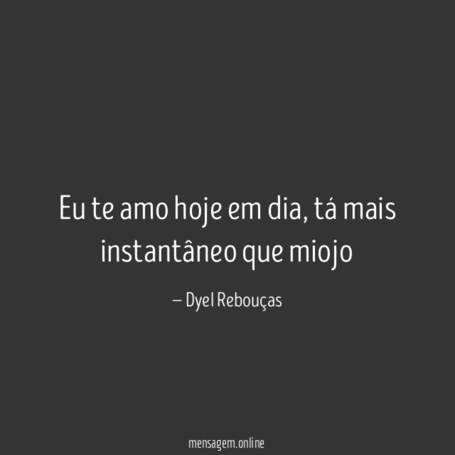Eu te amo hoje em dia