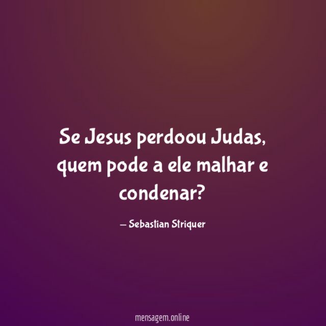 Se Jesus perdoou Judas