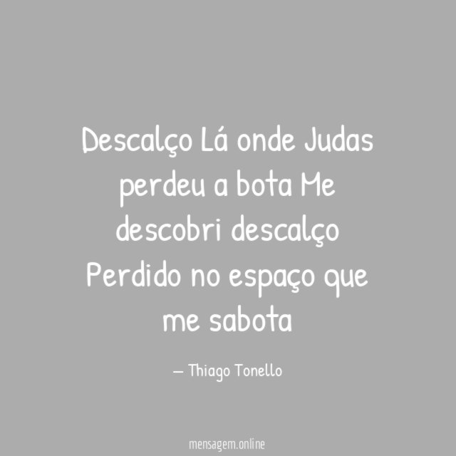 Descalço