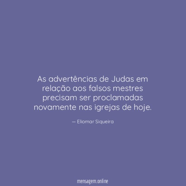 As advertências de Judas em relação aos falsos