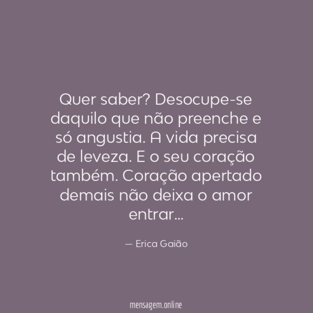 Quer saber