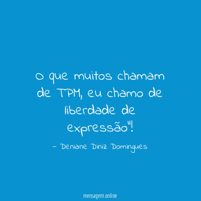 O que muitos chamam de TPM