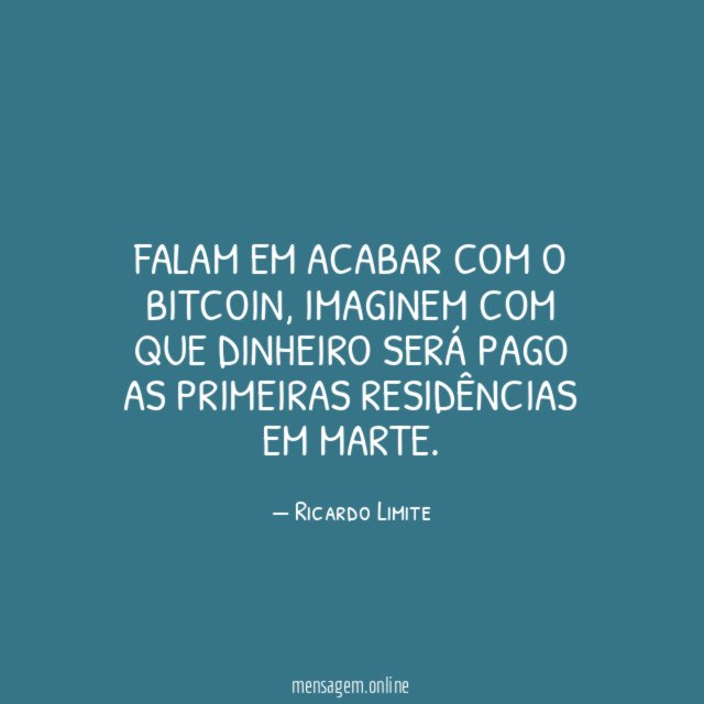 Falam em acabar com o bitcoin