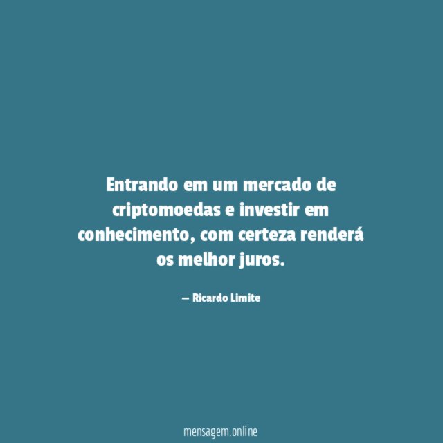 Entrando em um mercado de criptomoedas e investir em conhecimento