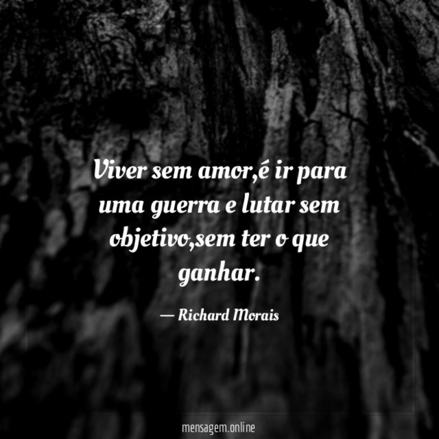 Viver sem amor