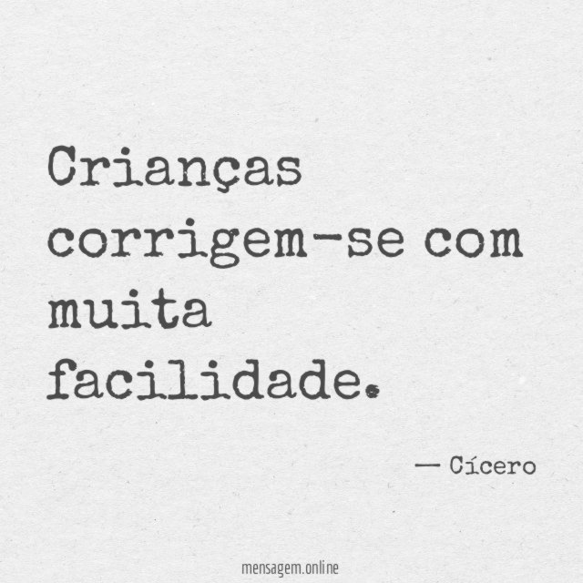 Crianças corrigem-se com muita facilidade