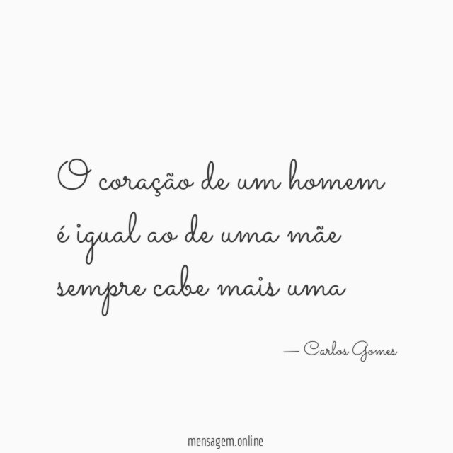 O coração de um homem é igual ao