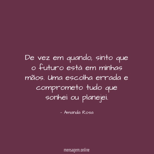 De vez em quando