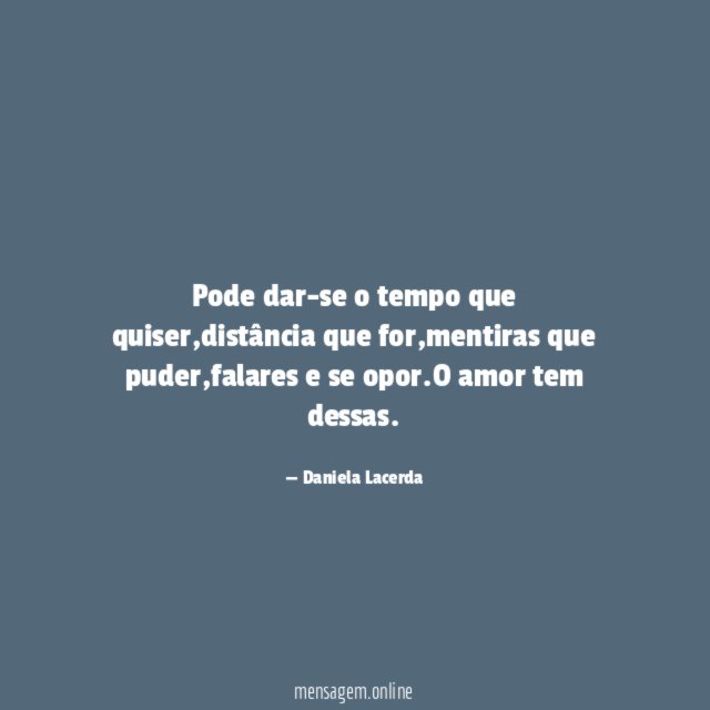 Pode dar-se o tempo que quiser