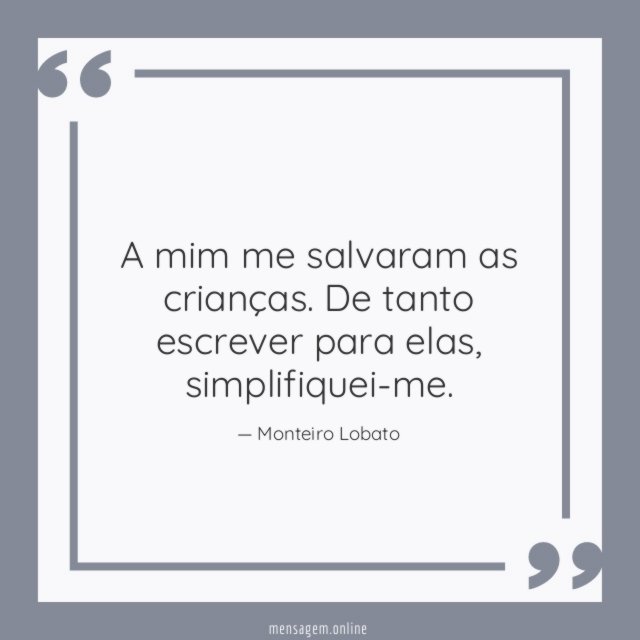A mim me salvaram as crianças