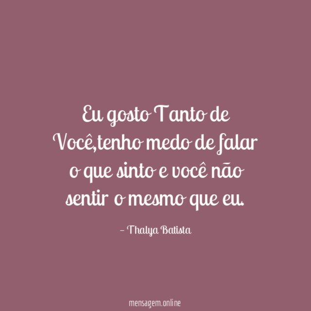 Eu gosto Tanto de Você