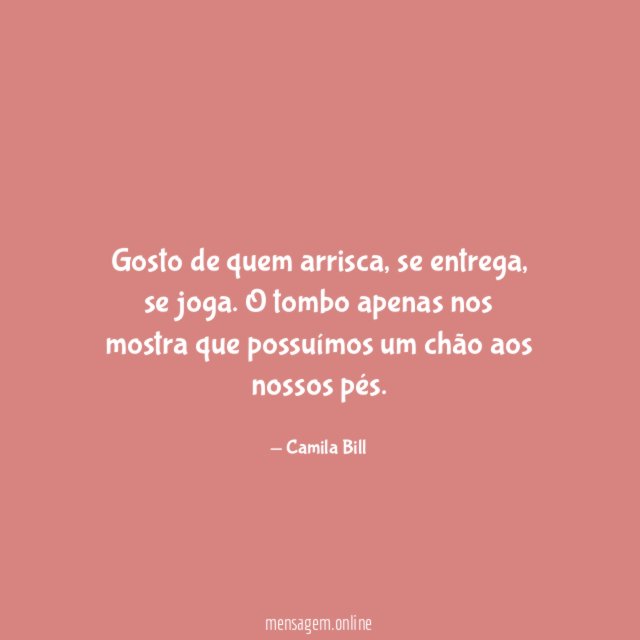 Gosto de quem arrisca