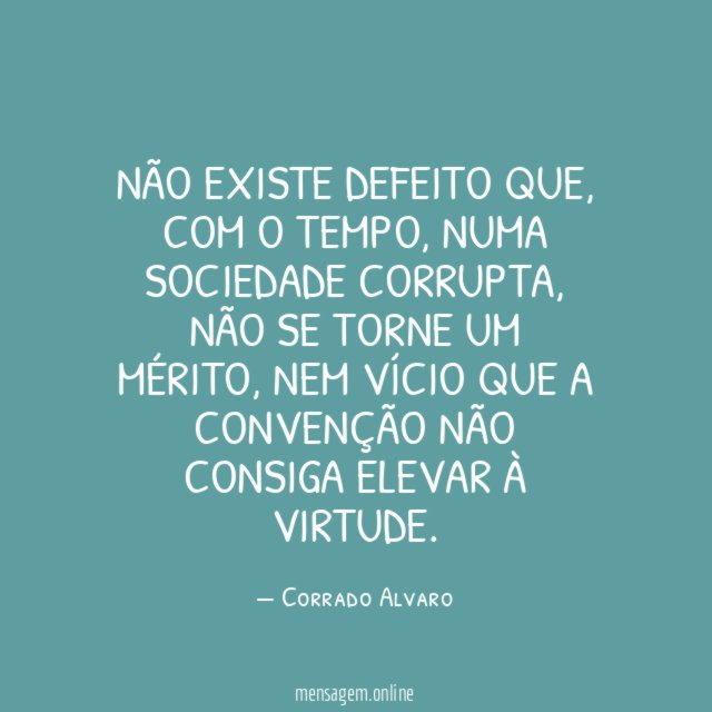 Não existe defeito que