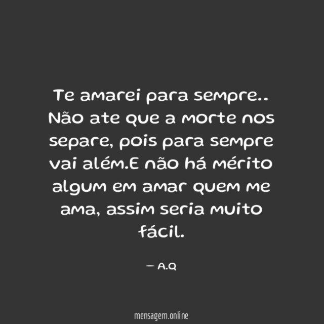 Te amarei para sempre