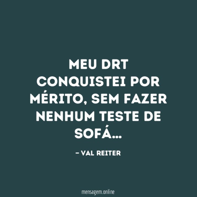 MEU DRT CONQUISTEI POR MÉRITO