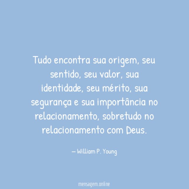 Tudo encontra sua origem
