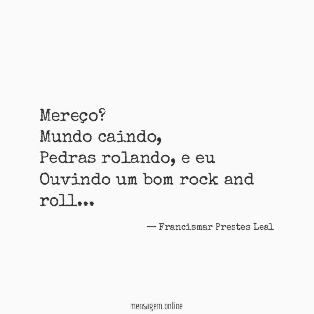 Mereço?