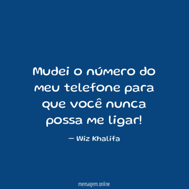Mudei o número do meu telefone para que